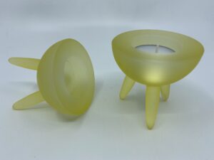 Teelichthalter Modernstyle Gelb