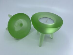 Teelichthalter Modernstyle Grün