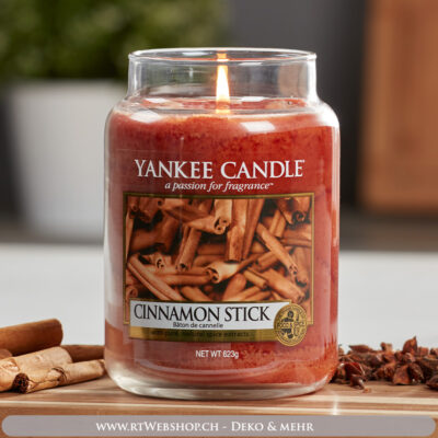 Monatsduft Dezember 2023 Yankee Candle Cinnamon Stick Aktionspreis CHF 34.90 auf www.rtWebshop.ch